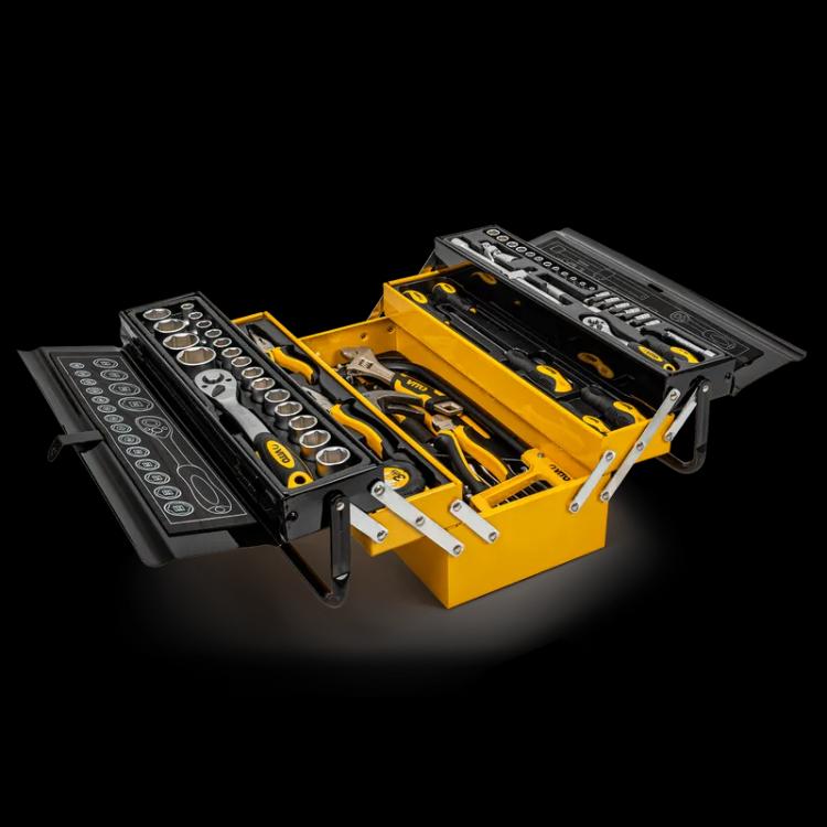 caixa metalica com ferramentas 89 pcs